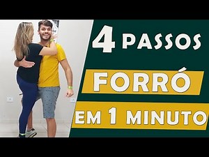 4 Passos TOP de Forró em 1 Minuto [Aula de Forró Rápida]