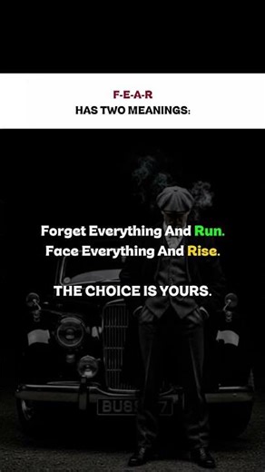 F-E-A-R.." #motivation #successmindset #selfdiscipline