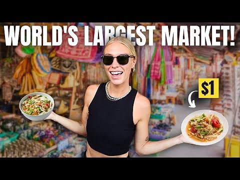 The Most INSANE MARKET In BANGKOK! 🇹🇭 (Chatuchak Weekend Market)