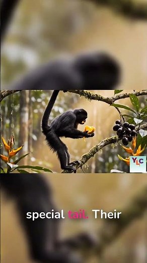 Spider Monkey's Amazing Tail! Nature's Acrobat!