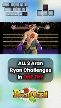 ALL 3 ARAN RYAN CHALLENGES IN ONE TRY #punchout #punchoutwii