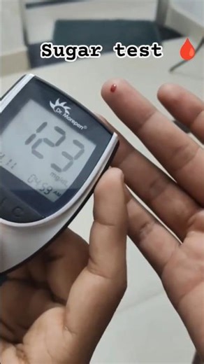 Sugar test 🩸# IV injection uses for patients # Patient check sugar IM check ✅