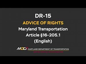 DR 15 - Advice of Rights (English)