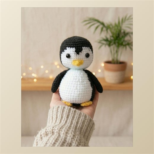 Crochet Penguin Amigurumi Pattern, Amigurumi Penguin Pattern, Penguin Toy Gift for Child, Easy Crochet Penguin Plush Pattern, PDF Pattern - Etsy