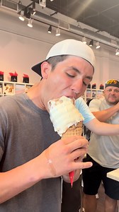 Our Giant Cone Challenge is not for the weak! 😬 Who thinks they could win!? *Reservation required for Giant Cones #giantcone #giantfood #giantconechallenge #foodchallenges #decadentdesserts #tampaeats | Hampton Chocolate Factory