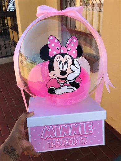 Minnie Mouse Balloon Gift Box for Kids