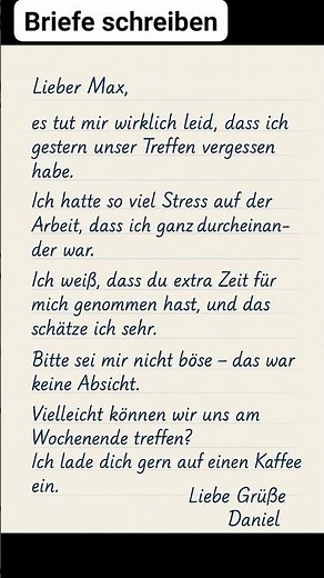 Briefe Schreiben B1-B2🇩🇪