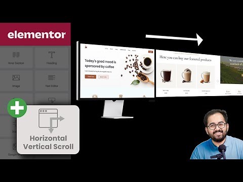 Horizontal & Vertical Scrolling Website - Elementor GSAP