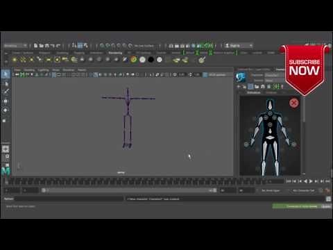 how to set your character skeleton to T pose in bvh and maya