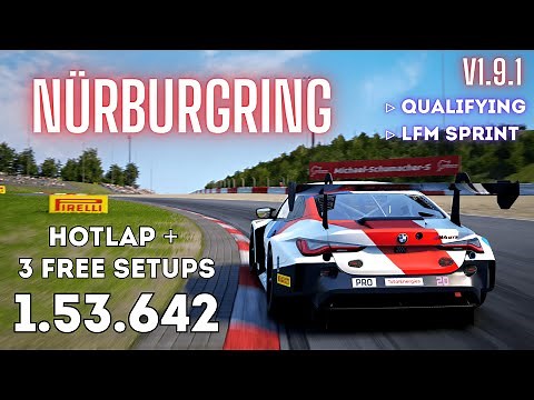 BMW M4 GT3 | NÜRBURGRING 1.53.6 | HOTLAP + FREE SETUP | ACC v1.9