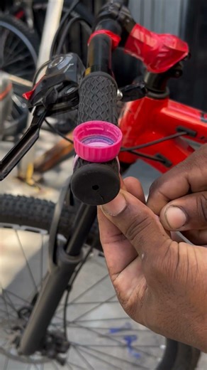 Bicycle Repair Mode Activated Clamp and Cap Trick #USAConstruction #DIYHack #QuickFix