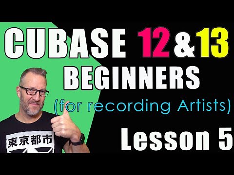 Cubase 12 & 13 Beginner Tutorial Lesson 5 - Recording a Singer / Vocals