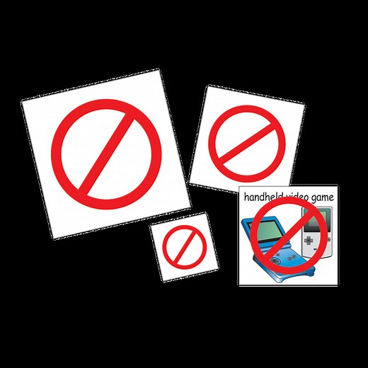 Universal No Symbols - A visual means to communicate the word NO