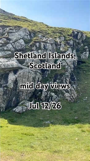 Lerwick / Shetland Islands Scotland today where we took a bus tour. July 12, 2026.