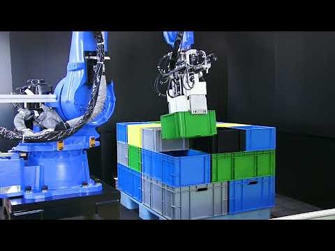 通い箱デパレタイズロボット / 知能ロボットによるコンテナ荷下ろし