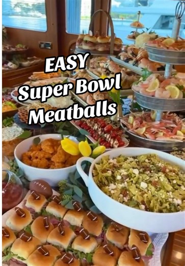 Fácil receta de albóndigas para el Super Bowl