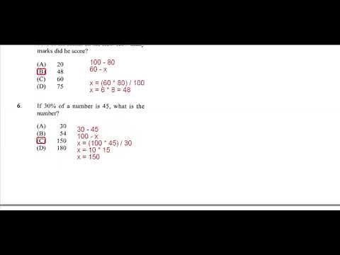 CXC Math MCQ 2015 (Part 1 of 3) | Questions & Answers