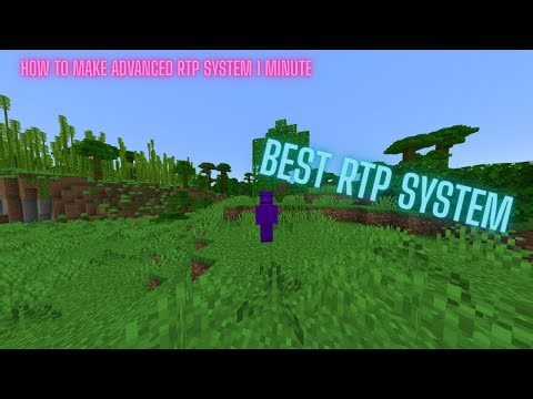 HOW TO MAKE MOST ADVANCED RTP SYSTEM IN MINECAFT BEDROCK