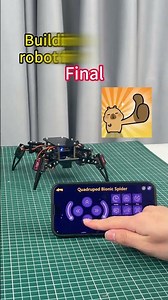 What Can This DIY Bionic Spider Robot Actually Do? (Way More Than This! )#bionic #smartrobots #stem