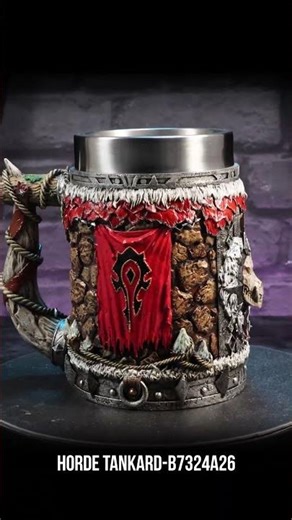 World of Warcraft Horde Tankard 🩸 Official Collectible #WoWHorde #GamingCollectibles #WoWFans