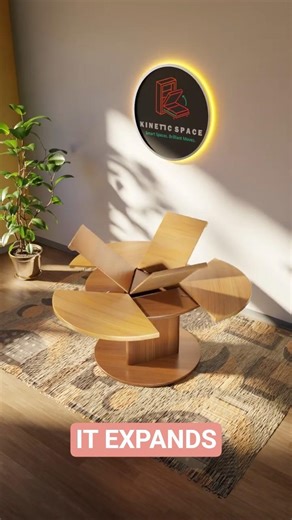 This Coffee Table Expands Like Magic 😳 #homedesign #furniture #satisfying