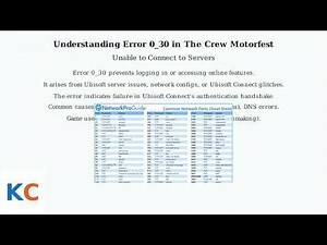 How to Fix The Crew Motorfest Error 0_30 – Unable to Connect to Servers