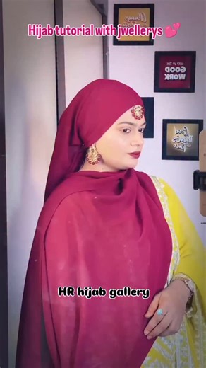 HR Hijab Gallery on Instagram: "Hijab tutorial with earrings ✨ Hijab tutorial for beginners Follow For More 🫶 . . . . . . . . . . . . . . #hijabtutorial #hijab #ootd #hrhijabgallery #smallbusiness #onlineshopping #viral #viralvideos"