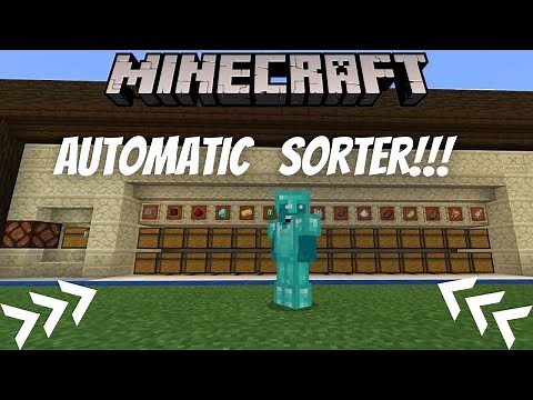Minecraft How To Make An Automatic Sorting System