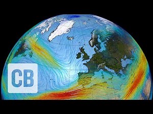 NASA visualisation of the European jetstream