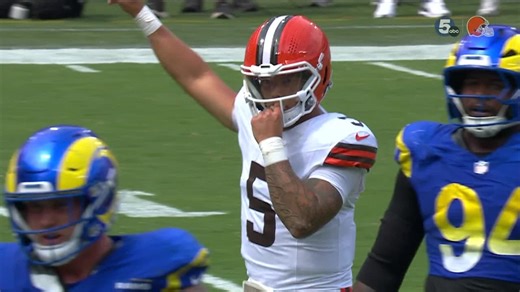 Every Dillon Gabriel pass from 129-yard game vs. Rams | Preseason Week 3