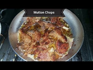 Easy and Simple Mutton Chops Fry Recipe BY cooking With Kawish