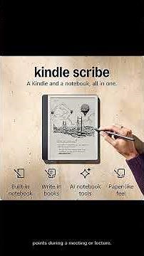 Revolutionize Your Reading with Kindle Scribe - Write on Books and Summarize Notes with Premium Pen