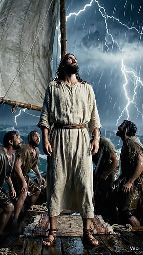 Jesus Calms the Storm | A Powerful Bible Story of Faith ✝️🌊