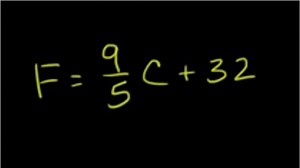 Evaluating expressions with variables: temperature