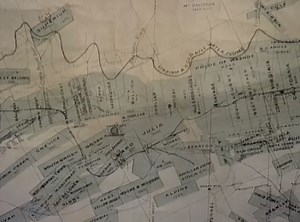 1876 Comstock Lode Map