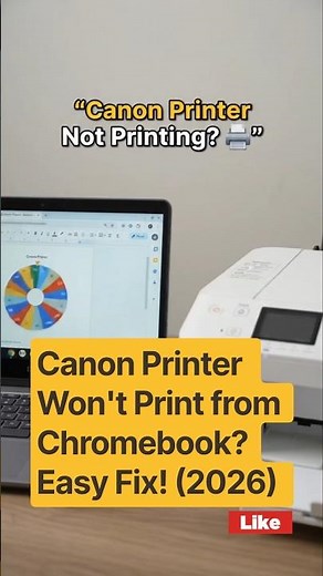 Canon Printer Won't Print from Chromebook? Easy Fix! (2026) #canonprinterisnotprinting #canonprinter