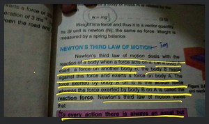 w=m g Weight is a force and thus it is a vector quantey?" Its ... | Filo