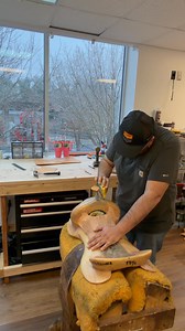 It’s a snowy Monday morning here in Fredericksburg Va | Blanco custom saddles
