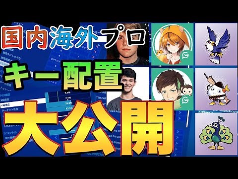 神キー配置を見つける！国内・海外プロの調査結果！複雑な建築をするために！【フォートナイト】【キー配置】【プロ】【データ比較】【感度】【設定】【合わせ方】【手元】【WOODS】【パパWOODSコラボ】
