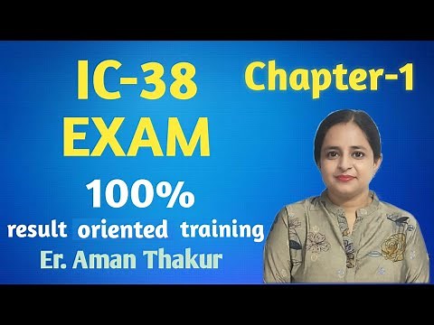 IC-38 | Chapter-1 | Introduction to Insurance | Er. Aman Thakur.