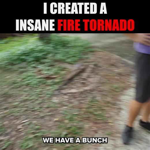 19K views · 286 reactions | DIY FIRE TORNADO In My Backyard ‍ | The Backyard Scientist | Facebook