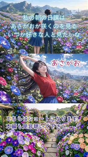 あさがお(ショートver.) #ai音楽 #ai生成 #sunoai #オリジナル曲#あさがお