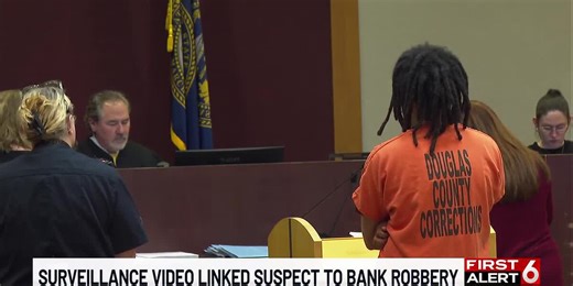 Omaha bank robbery suspect appears in court