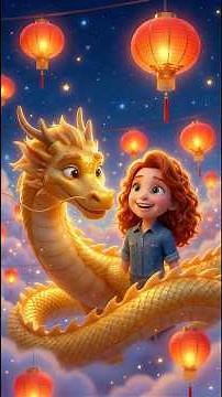 Luna Meets a Friendly Dragon | Magical China Adventure | 3D Cartoon Animation Short