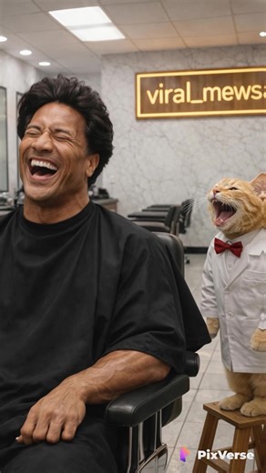 ‏Hair or bald? Choose wisely 😹🪨 #viral_mews #pixverseai #pixverse