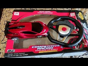 unboxing Flipkart RACING remote control car red colour Telugu | By Rajesh unboxing