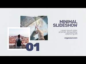 Minimal Slideshow | VEGAS Pro Template