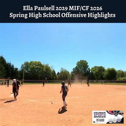 Ella Paulsell 2029 MIF/CF 2026 Spring High School Offensive Highlights