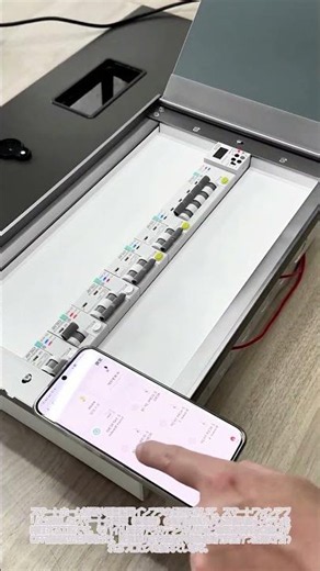 次世代の電気制御！スマホで遠隔操作するスマート分電盤の動作試験工程 #worker #process #smartlink #breaker #electricity