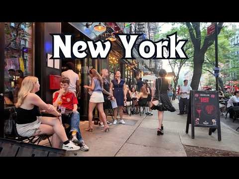 POV: East Village After Dark 🌙 | A 4K Walk Tour of NYC Nightlife